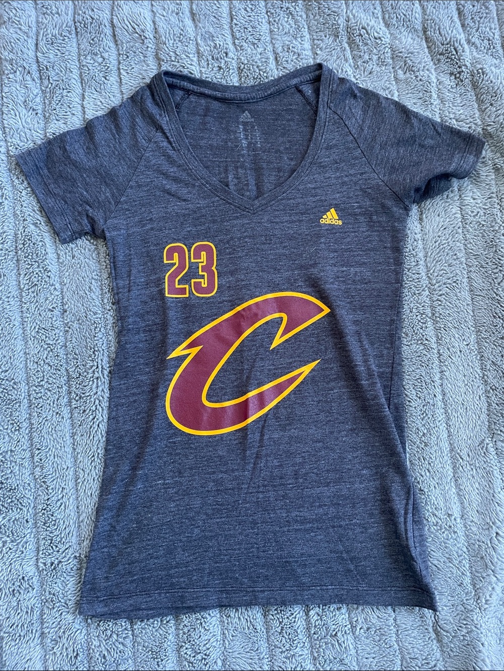 adidas Women's V-Neck Cavaliers Tee - LeBron James